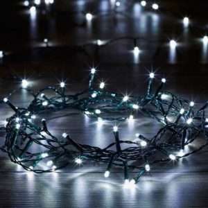 100 Timed Cool White LEDs