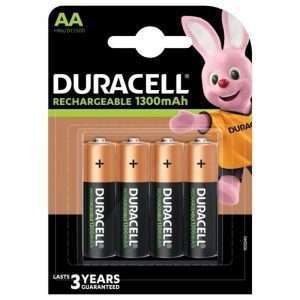 Duracell Rechargable AA 1300mAh (4Pk)