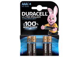 Durcacell Ultra Power AAA Alkaline (4 Pk)