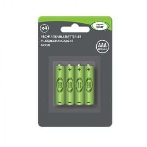 Smart Garden Rechargeable Solar Batteries AAA 600mAh 4 Pack (1910120RC)