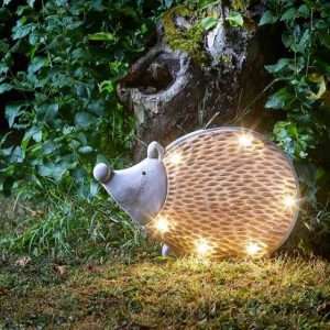 Smart Garden Solar Woodstone Inlit Hedgehog Light Ornament