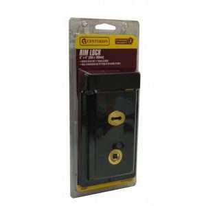 Centurion 150mm X 100mm (6 Inch x 4 Inch) Black Rim Lock
