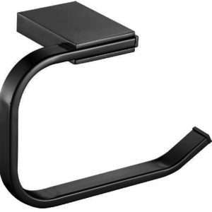Albany Black Toilet Roll Holder