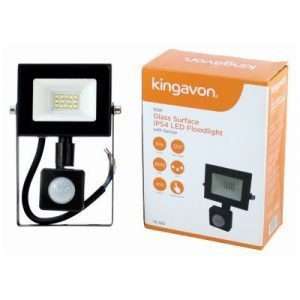 Kingavon 10w IP54 LED Floodlight With Sensor (GL180)