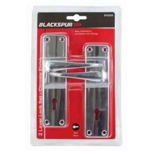 Blackspur 2 Lever Lock Set - Chrome Finish
