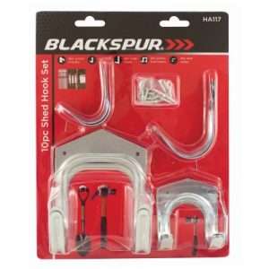 Blackspur 10pc Shed Hook Set (HA117)