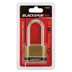 Blackspur 4 Digit Long Shackle Combination Padlock (BB-PD202)