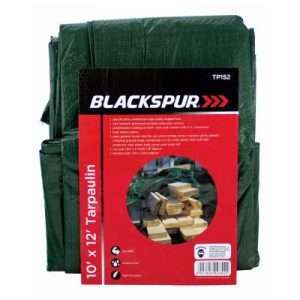 Blackspur Green Tarpaulin 10 Foot x 12 Foot