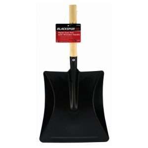 Blackspur Metal Dust Pan With Wooden Handle (BB-DP200)