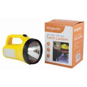 Kingavon 1W COB + 3W LED Torch Lantern (BB-RT102)