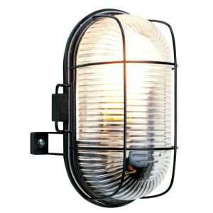 Powermaster Bulkhead Light - Oval - Black