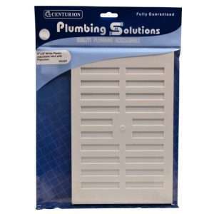 Plastic Hit &Miss Vents White 229 x 152mm