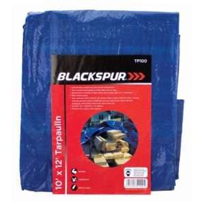 10 Foot (3m) x 12 Foot (3.6m) Blue Tarpaulin