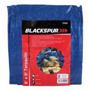 6 Foot (1.8m) x 9 Foot (2.7m) Blue Tarpaulin