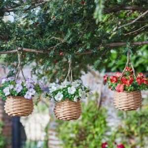 SG Faux Decor Artifficial Basket Bouquets - Blossom
