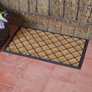 SG Outside In Designs Diamond Pattern - Heavy Duty Door Mat 45 X 75cm