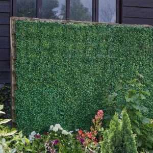 SG Faux Decor Green Boxwood Screening Panel 40cm x 60cm