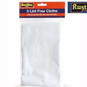 Rustins Lint Free Cloths - 3 x 300mm square