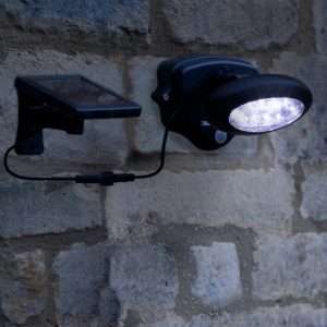 Smart Garden LED Solar Powered PIR Wall Spotlight 50L (1070150RB)