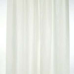 Blue Canyon White Peva Shower Curtain And Hooks (SC205WH)