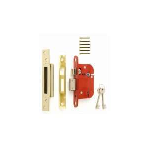 ERA Fortress BS High Security 5 Lever Mortice Sashlock 2.5 Inch Chrome Plated