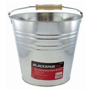 Blackspur 12L Galvanised Steel Bucket (BB-GB201)