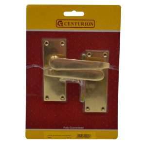 Centurion  100mm PB Victorian Straight Lever Latch Handle