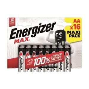 Energizer Max Alkaline AA Batteries - 16 Pack