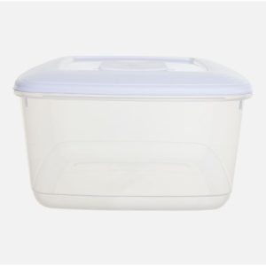 Whitefurze 10L food storage bin - white lid