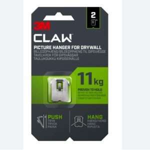 3M Claw Drywall Picture Hanging 11KG X2 (3PH11-2UKN)
