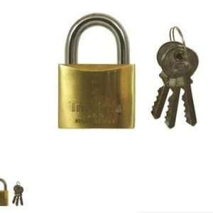 Tri Circle 265 Brass Padlock