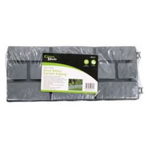 Greenblade 4pc Grey Brick Effect Garden Edging (BB-BE121)