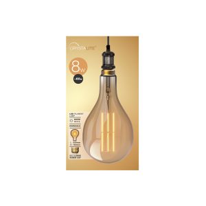 Crystalite Filament Led 8W PS160 ES Bulb 1Pk
