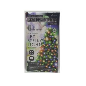 Jingles 120 Battery Lights Multi Coloured 12m Lit Lenght