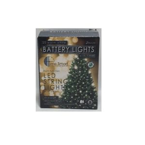 Jingles 20LED 2m Warm White Battery Lights