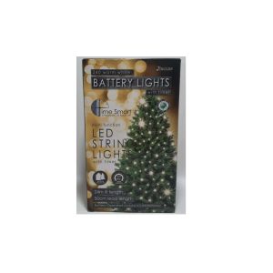 Jingles 240LED 24m Warm White Battery Lights