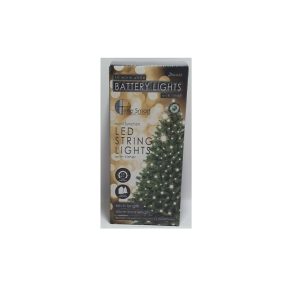 Jingles 60LED 6m Warm White Battery Lights