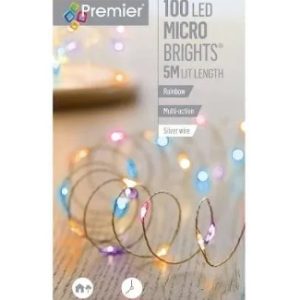 Premier 100 LED Micro Brights Rainbow Battery Lights