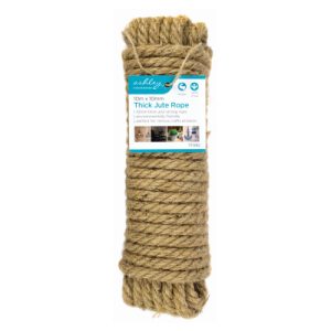 Ashley Housewares 10m X 10mm Thick Jute Rope