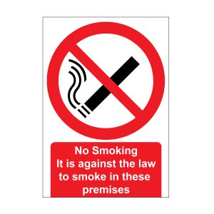 No smoking sign