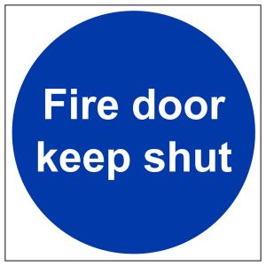 Fire Door Keep Shut Sign